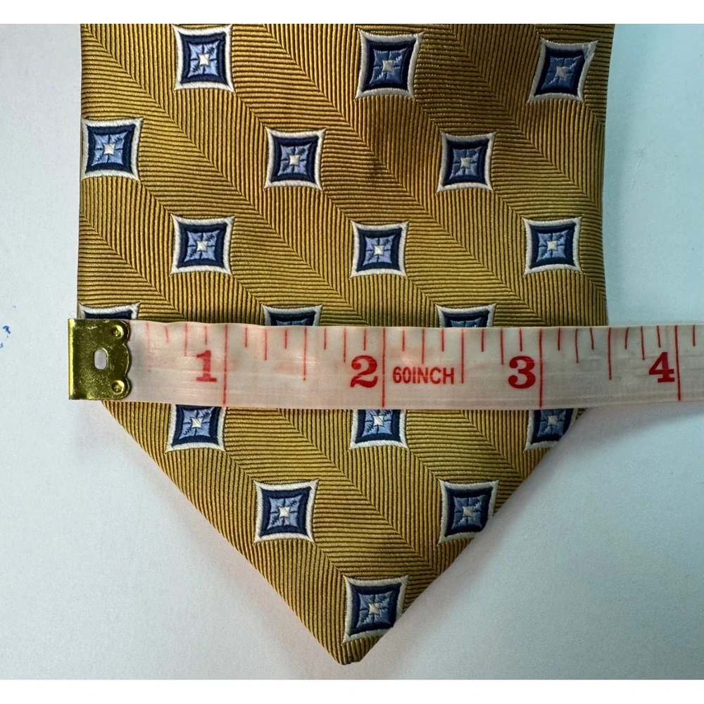 Jos. A. Bank Executive Collection Silk Ties Lot of 2 Burgundy Gold Medallion